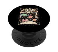 Misión Espacial Artemisa 2026 PopSockets PopGrip Adhesivo