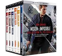 Mision Imposible 1-6 (4K UHD + Blu-ray) Pack 6 peliculas: M:I; M:I-2; M:I-3; M:I-4 Protocolo Fantasma (Ghost Protocol); M:I-5 Nacion Secreta (Rogue Nation); M:I-6 Fallout (+BD Extras)