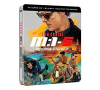 Mision Imposible 5: Nacion Secreta (Rogue Nation) (Steelbook) (4K UHD + Blu-ray + Blu-ray Extras) [Blu-ray]