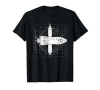 Misión Lunar 2 Más Allá De La Luna Y El Espacio Atrás Aventura Minimal Camiseta