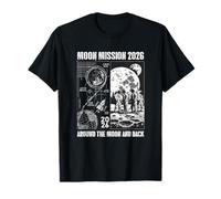 Misión Lunar 2 Más Allá de la Luna y la Exploración del Espacio Trasero Camiseta