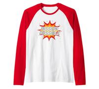 Misión Posible Maestro de Escuela Inspiracional Motivacional Camiseta Manga Raglan
