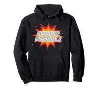 Misión Posible Maestro de Escuela Inspiracional Motivacional Sudadera con Capucha