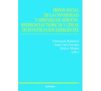 MISION SOCIAL DE LA UNIVERSIDAD Y APRENDIZAJE SERVICIO (CIENCIAS DE LA EDUCACION)