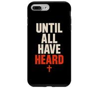 Misiones cristianas hasta Que Todos escuchen una tipografía audaz Carcasa para iPhone 7 Plus/8 Plus