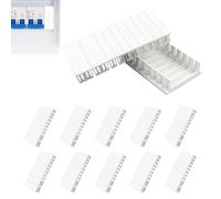 MISIQIMA 12 tiras de cobertura para caja de fusibles, separables y combinables, para caja de distribución, 11 × 5,2 cm, compatible con F-Tronic, Hager, Hensel, etc