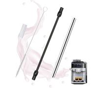 MISIQIMA Manguera de leche compatible con cafeteras automáticas Siemens Eq6 Plus S700, tubos de leche, tubo de leche de acero inoxidable y cepillo de limpieza para cafetera Bosch Veroaroma