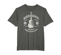 Misisipi The Blues Highway Route 61 49 Vintage Camiseta