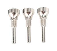 Miskall 3 tornillos deslizantes de trompeta de repuesto, tornillos de tubo de sonido de trompeta de metal para mantenimiento de instrumentos musicales de viento