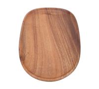 Miskall Bandeja de aperitivo irregular de madera de madera de nogal, bandeja de madera, bandeja pequeña para café de té, bandeja decorativa para verduras de aperitivo (Type 2)