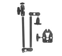 Miskall Brazo articulado Ajustable, Soporte para cámara de teléfono Rotación de 360 Grados Acero Inoxidable Aleación de Aluminio 57 cm Extensible Fotografía DSLR Transmisión en Vivo