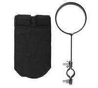 Miskall Drumstick Container Bag, Drum Stick Holder Drumstick Nylon Bag for Drum Set Clamp on Stick Holder Bag Container