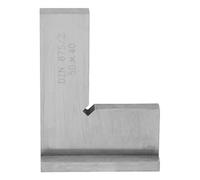 Miskall Escuadra de Acero de Maquinista, Acero al Carbono de alta Precisión, Regla de ángulo Recto de 90 Grados con Herramienta de Ingeniero de Asientos(50x40)