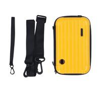 Miskall Hard Case, X4 PC Nylon Shockproof Portable Action Camera Travel Box Storage Bag with Wrist and Shoulder Strap for Cameras Carrying Case (Yellow)