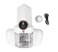 Miskall Mattress Vacuum Cleaner, Cordless Handheld Powerful 10Kpa Suction 3 Speed Adjustable LED Screen Fabric Cleaner for Sofa Bed Mattress Carpet Home Use