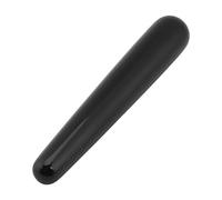 Miskall Piedra de Masaje, 1 Pieza Varita de Masaje Facial de Cristal de Cuarzo Natural Herramienta de Masaje de Palo Suave Rosa Blanco 100 mm(Obsidian)
