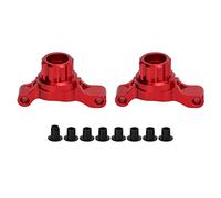 Miskall Piezas de actualización de Copas de dirección traseras de aleación de Aluminio RC, para TT02 1/10 RC Accesorios de Coche potenciador de Rendimiento Duradero Ligero de Alta (Red)