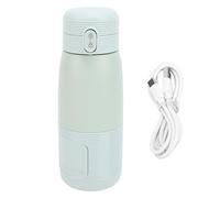 Miskall Portable Milk Warmer Baby Viaje inalámbrico Calentamiento rápido USB recargable para el automóvil al aire libre (Verde)