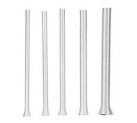 Miskall Resorte en Espiral, 5 UDS Dobladora de Tubos con Resorte de 21 CM, 1/4'', 5/16'', 3/8'', 1/2'' y 5/8'' para Tubos de Cobre, Aluminio y Acero de Paredes Delgadas