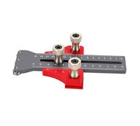 Miskall Thin Rip Jig Table Saw Jig Guide Suitable for T-slots and U-slots | Equipped with one-way roller bearings and 3 guide wheels Suitable for 3/8 x 3/4 inch T-slots and U-slots