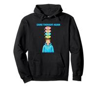 Mismo Pensamiento de Nuevo diseño de Bucle de Pensamiento excesivo Sudadera con Capucha