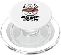 Miso Happy Sushi Ramen Japón PopSockets PopGrip para MagSafe