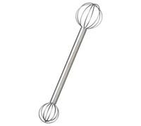 Miso Muddler, batidor de miso de doble cabezal de acero inoxidable para sopa, y masa, utensilio de cocina japonés, herramienta para agitar de 7, 87 pulgadas, mini batidor