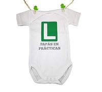 MISORPRESA BODY ORIGINAL PARA BEBÉS TALLA 1 MES PAPÁS EN PRÁCTICAS REGALO PARA PAPÁS NOVATOS Y RECIÉN NACIDOS.PAPÁS PRIMERIZOS. BODY PARA BEBÉ