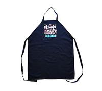 MISORPRESA Delantal rojo frase : Mi abuela es la mejor de toda la galaxia . REGALO ABUELA . REGALO MADRE . DIA DE LA MADRE