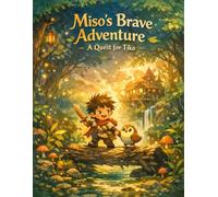 Miso's Brave Adventure - A Quest for Tiko: An Exciting Children's Coloring Adventure Story About Courage, Friendship, and a Magical Quest