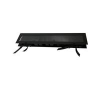 misppro Caja de flores vacía para caramelos, caja de regalo con forma de letra de agradecimiento, rellenable, para el día del profesor, día de la madre, color negro