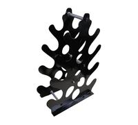 misppro Soporte para mancuernas con diseño de marco en A, soporte compacto para mancuernas para gimnasio en casa, organizador de equipo de entrenamiento