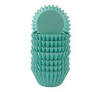 Miss Bakery's House® Mini moldes para magdalenas - papel - estándar - Ø 32 mm x 20 mm - menta - 200 piezas - pastelería - confitería - para pastelitos y chocolates - tartaletas