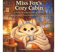 Miss Fox's Cozy Cabin: A Gentle Woodland Coloring Book of Quiet Moments, Warm Hearths, and Soft Friendship