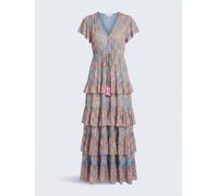 Miss June Vestido 'Robe Longue Anakarina' azul 36-38 azul