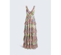 Miss June Vestido 'Robe Longue Ingrid' mezcla de colores 38-40 mezcla de colores