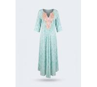 Miss June Vestido 'Robe Longue Naomi' turquesa 36-38 turquesa
