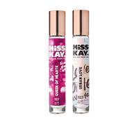 MISS KAY - Estuche Miss Chill - Estuche Invierno Rock & Cocooning - 2 x 25 ml Aguas de perfume + Guantes - Urban Love & Queen of Hearts - Fabricado en Italia