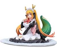 Miss Kobayashi Dragon Maid Tohru Kanna Kamui PVC Anime Fans Figura Estatua La primera opción para regalos Modelo Colección Juguetes Regalo (Tamaño: Amarillo)