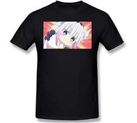 Miss Kobayashi'S Dragon Maid Classic Men's Tops Short Sleeve Tshirts T-Shirt Black XXL