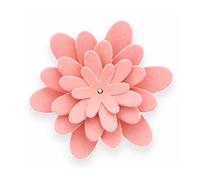 MISS KUTY Troquel fino ZAG Flores y Plantas flores básicas 6u. Para cortar papel, cartulina, goma EVA y hojas de aluminio para proyectos de tarjetería, scrapbooking y manualidades