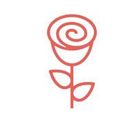 MISS KUTY Troquel fino ZAG Flores y Plantas rosa Para cortar papel, cartulina, goma EVA y hojas de aluminio para proyectos de tarjetería, scrapbooking y manualidades