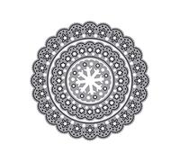 MISS KUTY Troquel fino ZAG Navidad Copos de nieve 3u. Para cortar papel, cartulina, goma EVA y hojas de aluminio para proyectos de tarjetería, scrapbooking y manualidades