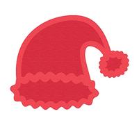 MISS KUTY Troquel fino ZAG Navidad gorro Para cortar papel, cartulina, goma EVA y hojas de aluminio para proyectos de tarjetería, scrapbooking y manualidades