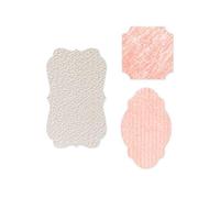 MISS KUTY Troquel grueso ZUG 3 Etiquetas 14x15,2cm. Para cortar papel, cartulina, goma EVA, cuero, fieltro, tela. Para proyectos de tarjetería, scrapbooking y manualidades