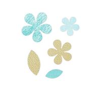 MISS KUTY Troquel grueso ZUG 3 Flores 14x15,2cm. Para cortar papel, cartulina, goma EVA, cuero, fieltro, tela. Para proyectos de tarjetería, scrapbooking y manualidades