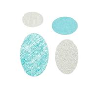 MISS KUTY Troquel grueso ZUG Óvalos 14x15,2cm. Para cortar papel, cartulina, goma EVA, cuero, fieltro, tela. Para proyectos de tarjetería, scrapbooking y manualidades