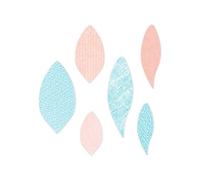 MISS KUTY Troquel grueso ZUG Pétalos 14x15,2cm. Para cortar papel, cartulina, goma EVA, cuero, fieltro, tela. Para proyectos de tarjetería, scrapbooking y manualidades