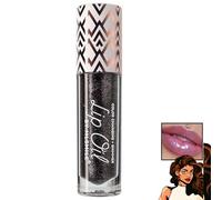 Miss Lady Diamond Black,Black Glitter Lipstick,Glitter Liquid Color Changing Lipsticks,Sparkling Glossy Liquid Lipstick Lip Gloss For Women (1PCS,#1)