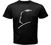 MISS LILLY Alfred Hitchcock Crime Master Icon Logo Men's T Shirt Black L